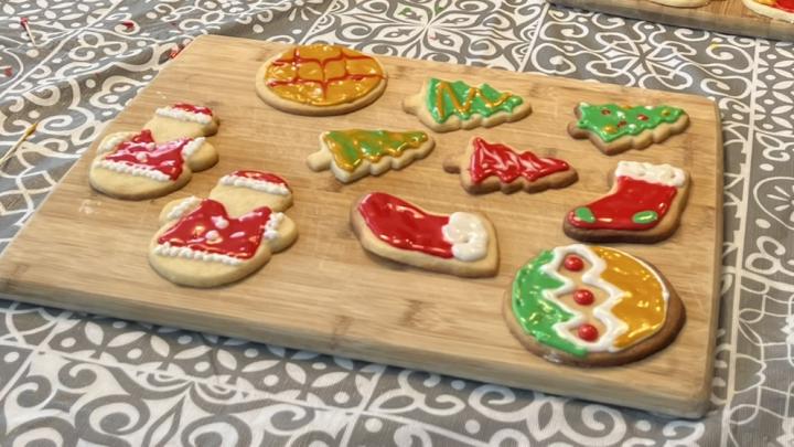 Easy Sugar Cookies with Icing